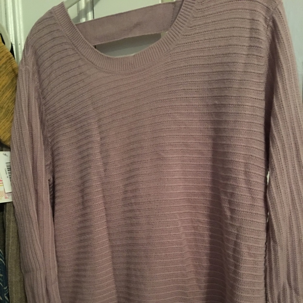 NYC Lightweight openback sweater sz S.